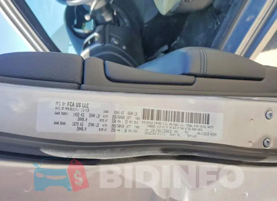 1C4RJFAG4LC208632 Photo# 13