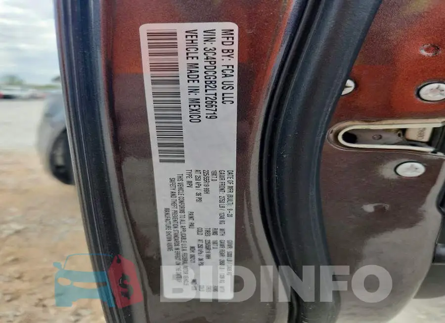 3C4PDCGB2LT266719 Photo# 13