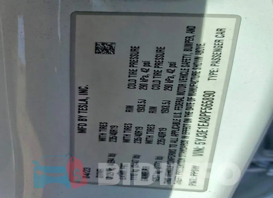 5YJ3E1EA8PF565890 Photo# 12