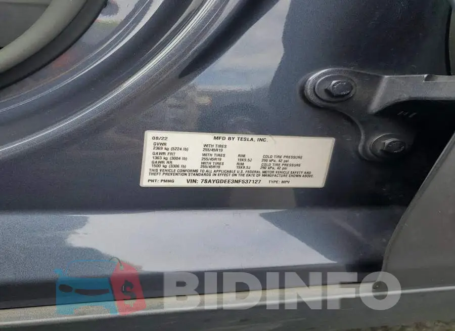 7SAYGDEE3NF537127 Photo# 14