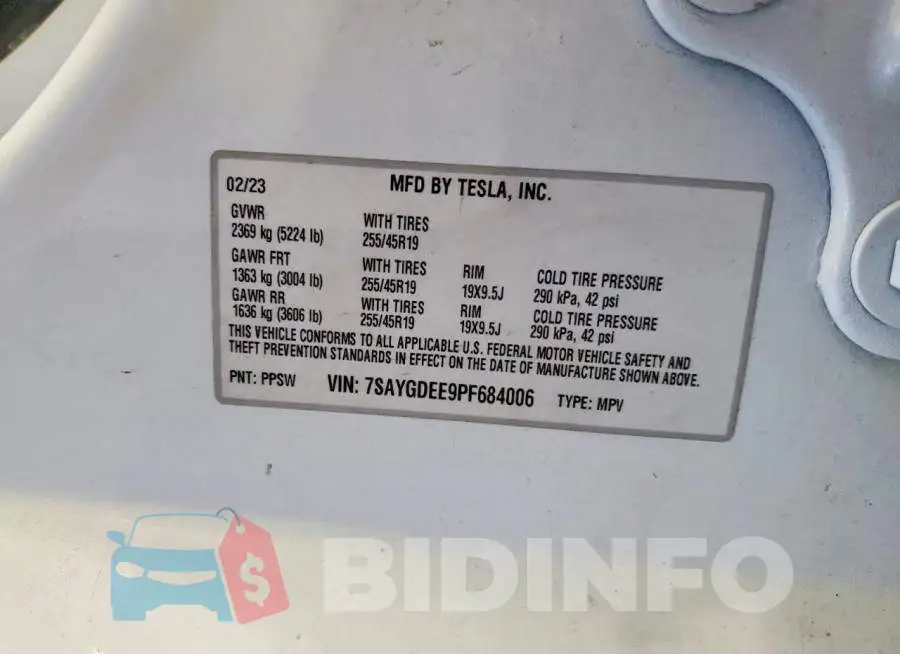 7SAYGDEE9PF684006 Photo# 13