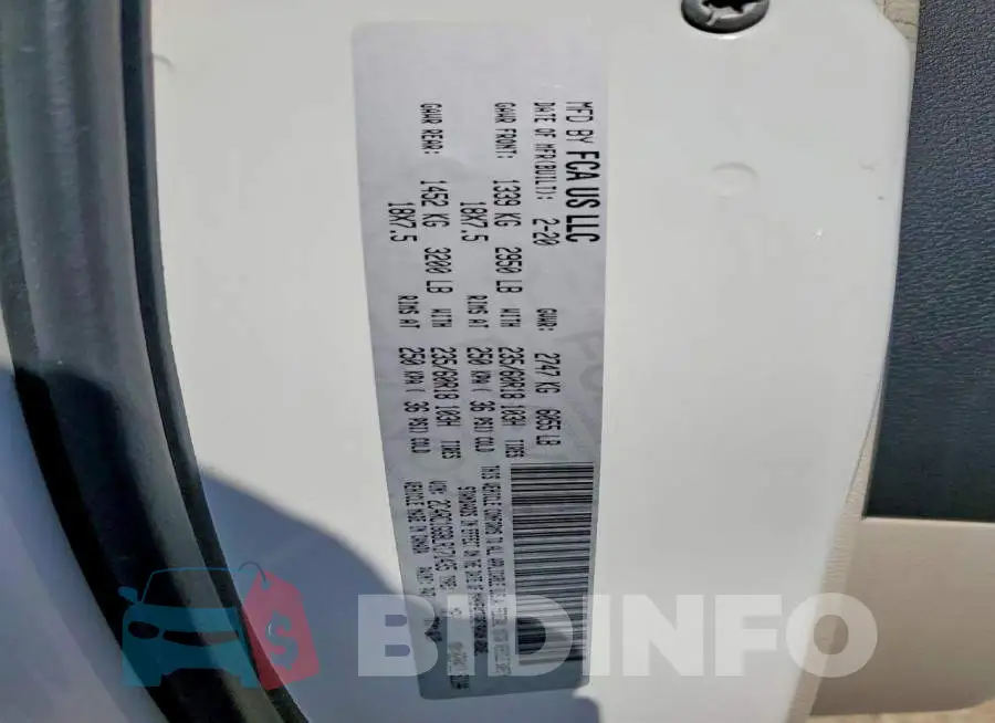 2C4RC1GG8LR171435 Photo# 14