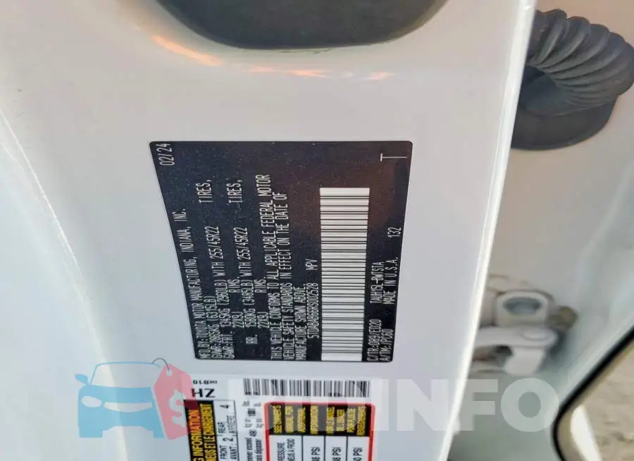 5TDABAB66RS002528 Photo# 12
