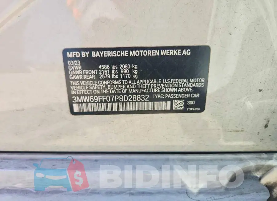 3MW69FF07P8D28832 Photo# 12