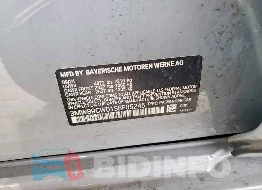 3MW89CW01S8F05245 Photo# 12