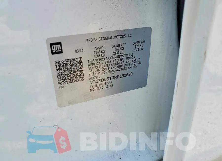 1G1ZD5ST3RF192680 Photo# 12
