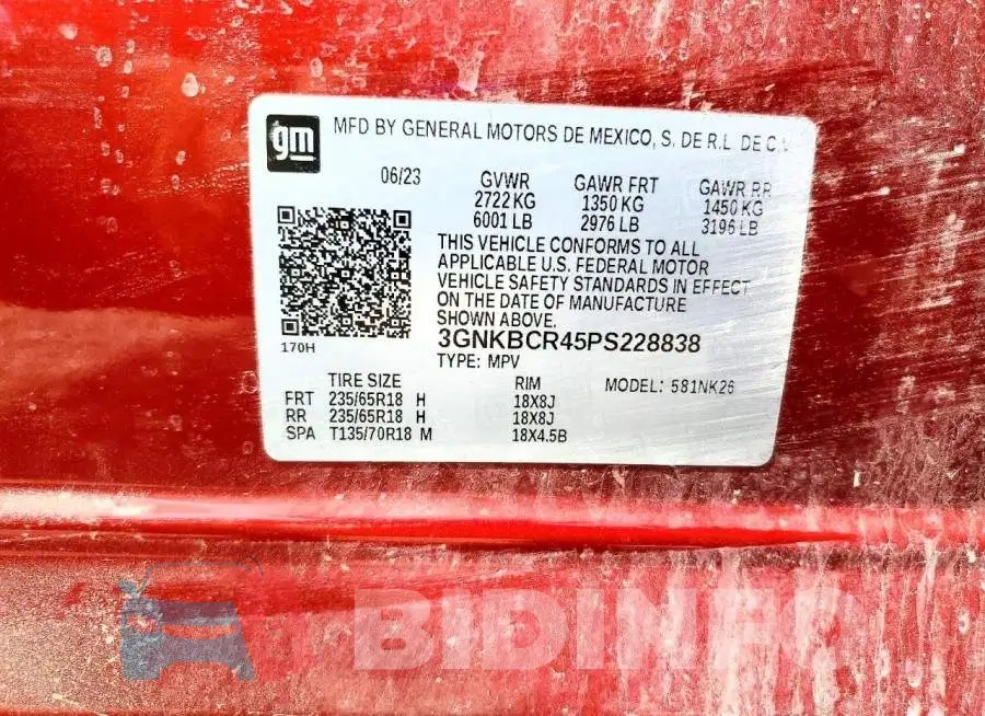 3GNKBCR45PS228838 Photo# 13