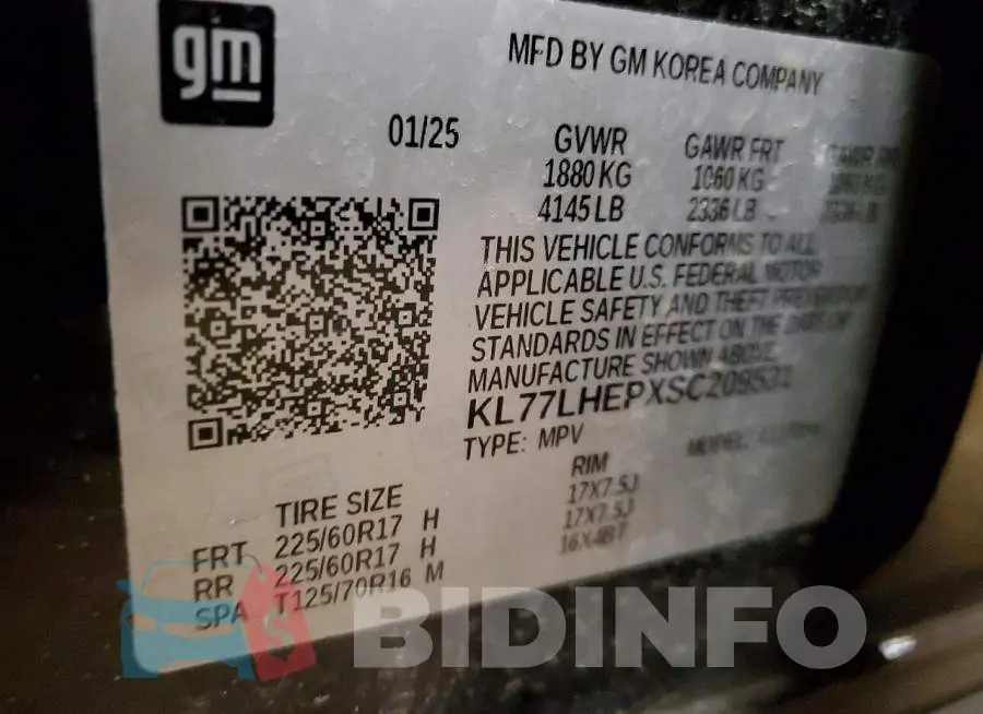 KL77LHEPXSC209531 Photo# 14