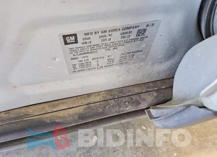 KL7CJKSB6MB304512 Photo# 13