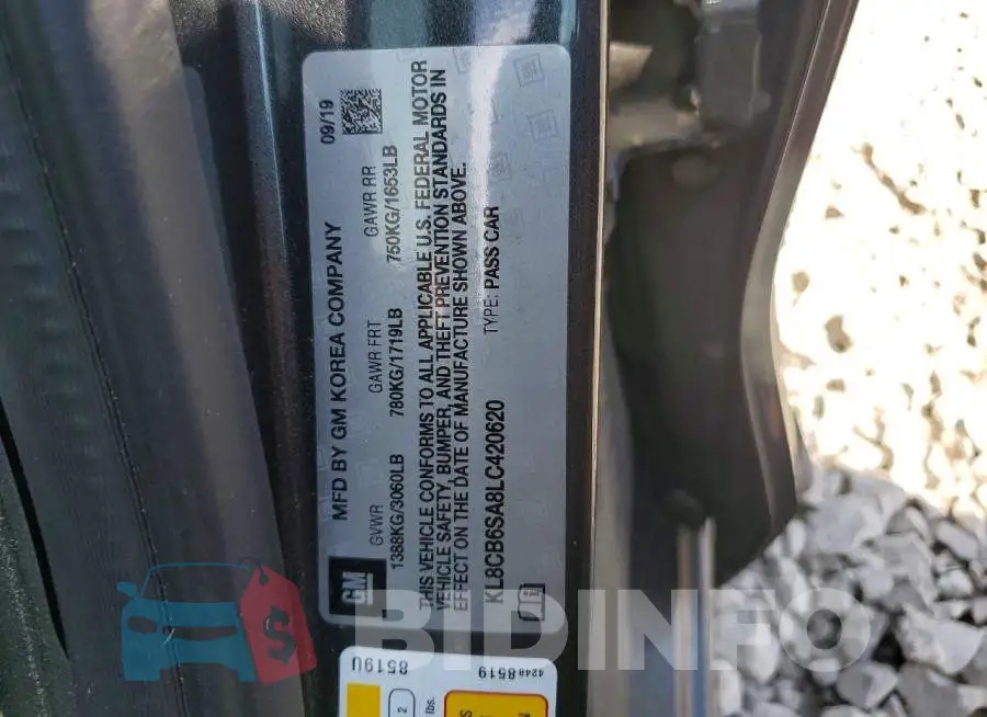 KL8CB6SA8LC420620 Photo# 14