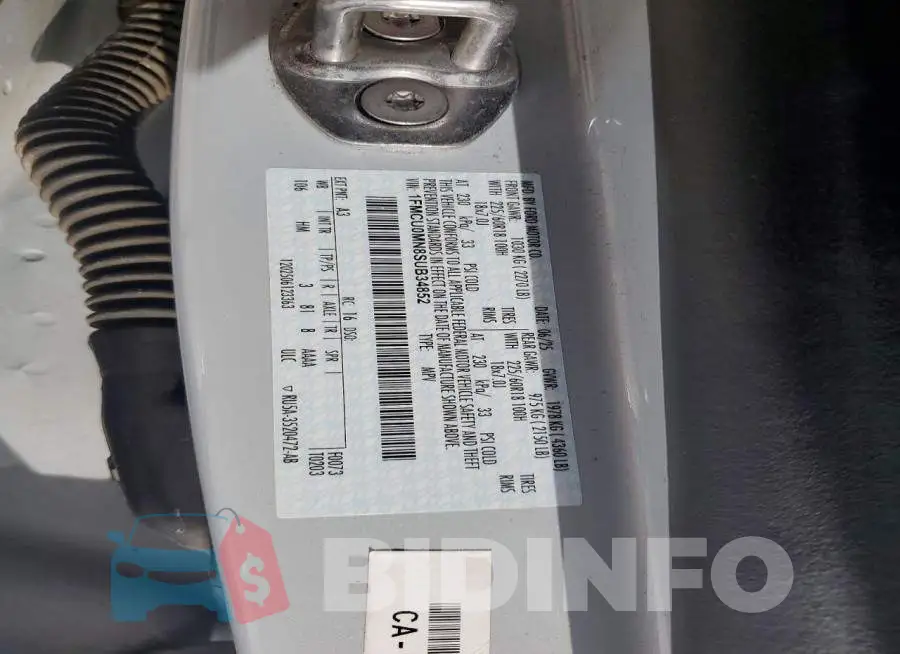1FMCU0MN8SUB34852 Photo# 13