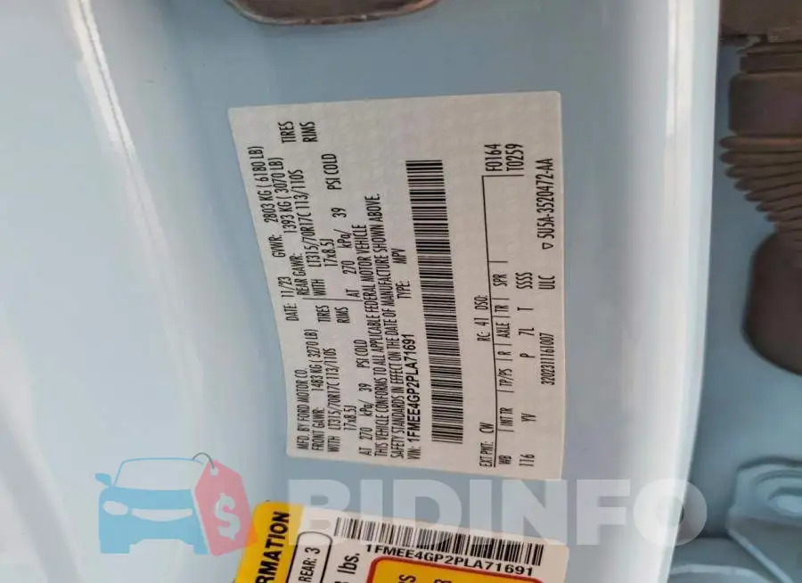 1FMEE4GP2PLA71691 Photo# 13