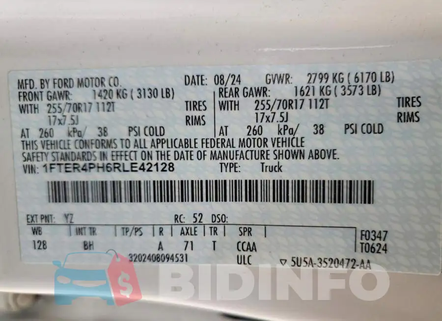 1FTER4PH6RLE42128 Photo# 13