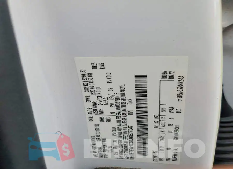 1FTEW1CB1JKE77047 Photo# 13