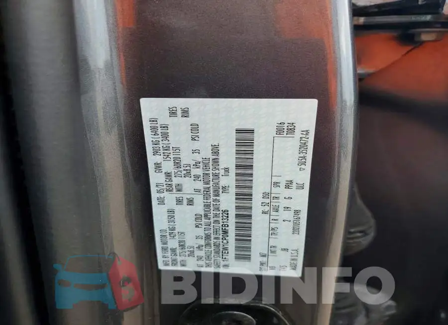 1FTEW1CP0MFB13226 Photo# 13