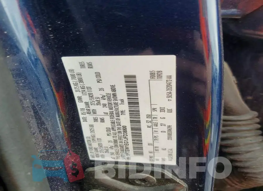 1FTEW1EG1JFD38800 Photo# 13