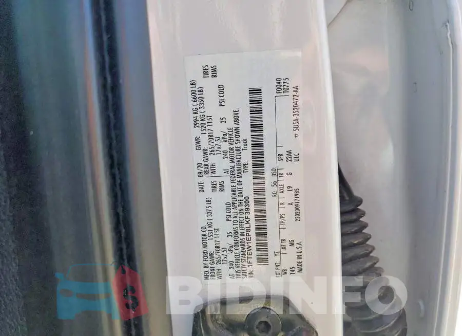 1FTEW1EP8LKF39300 Photo# 12