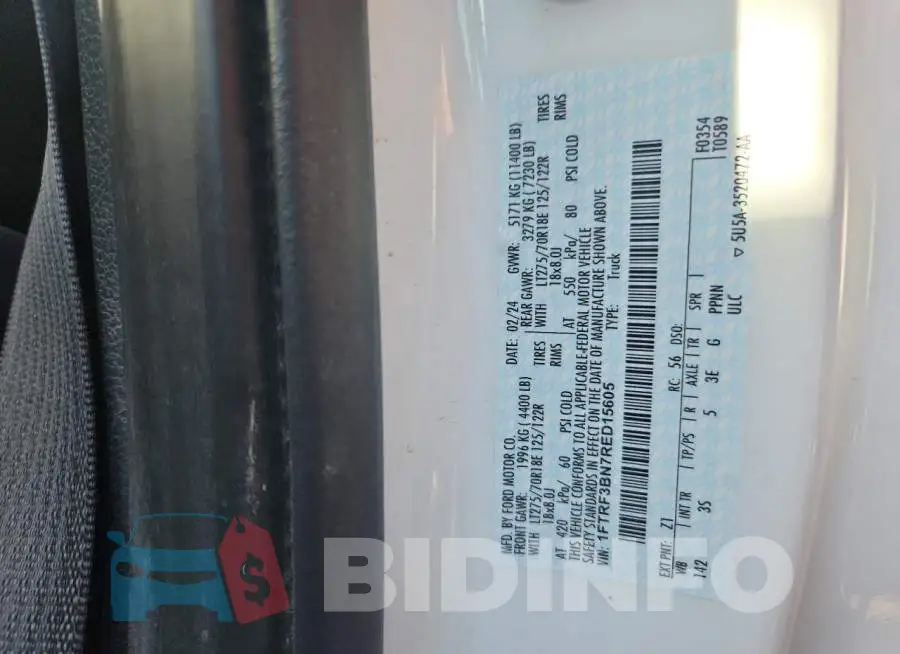 1FTRF3BN7RED15605 Photo# 13