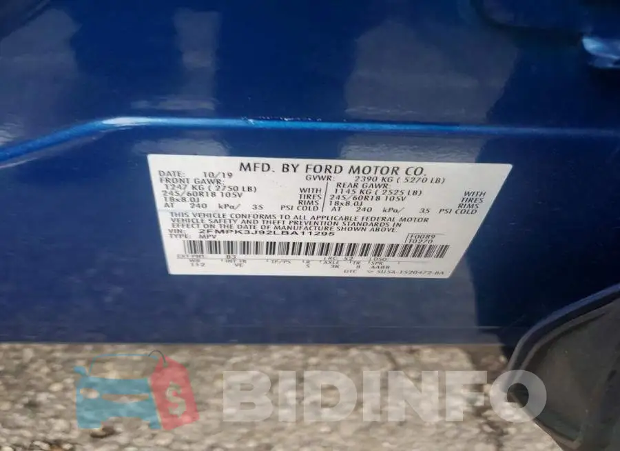 2FMPK3J92LBA11295 Photo# 13