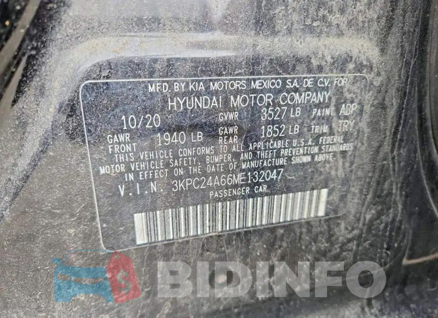 3KPC24A66ME132047 Photo# 13