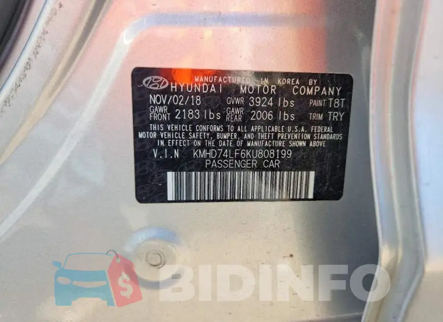 KMHD74LF6KU808199 Photo# 12