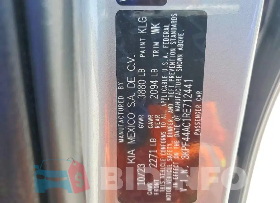 3KPF44AC1RE712441 Photo# 13