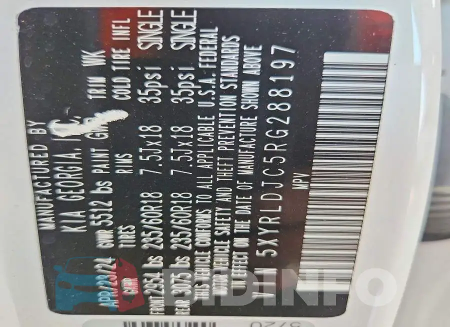 5XYRLDJC5RG288197 Photo# 14