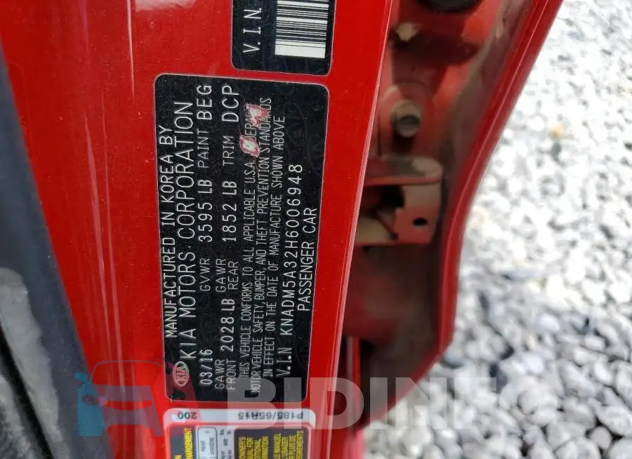 KNADM5A32H6006948 Photo# 12