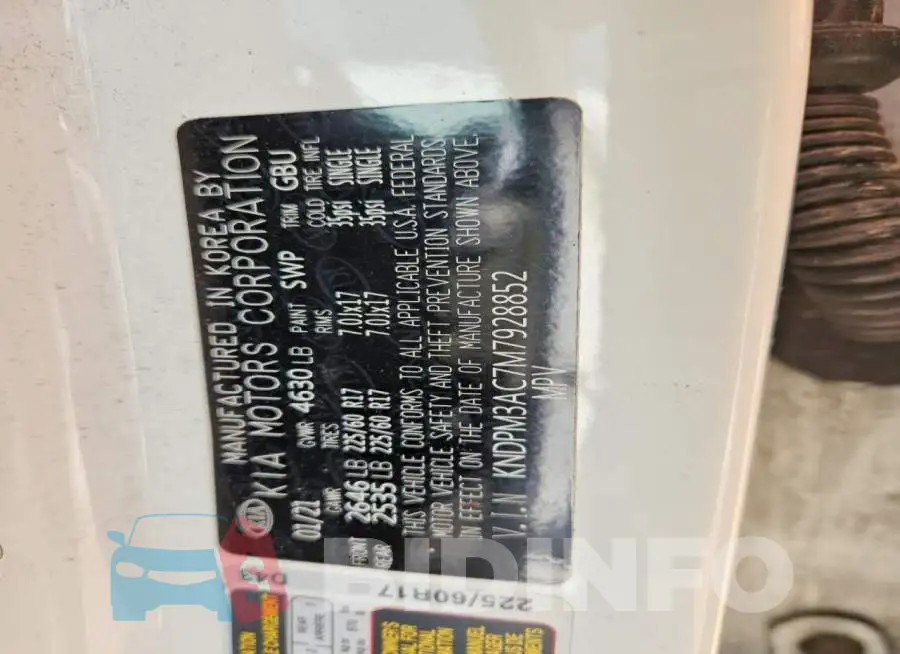KNDPM3AC7M7928852 Photo# 13