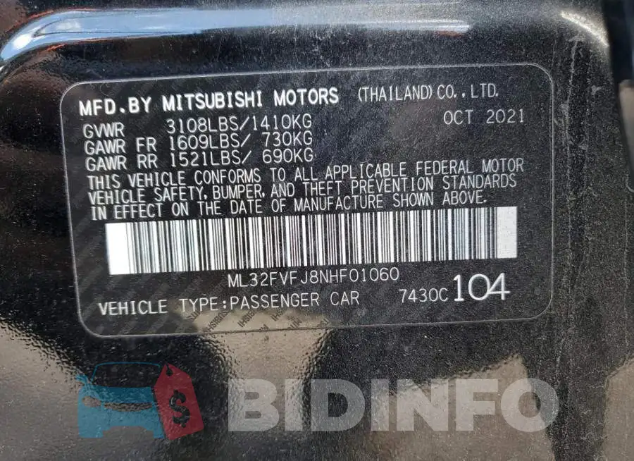 ML32FVFJ8NHF01060 Photo# 13