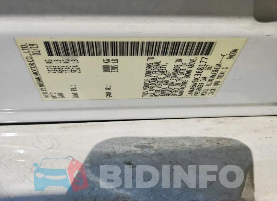 1N4AA6AV5KC368177 Photo# 12