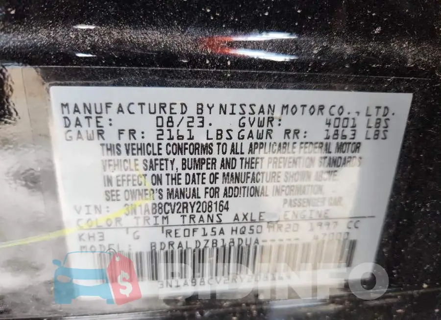 3N1AB8CV2RY208164 Photo# 12