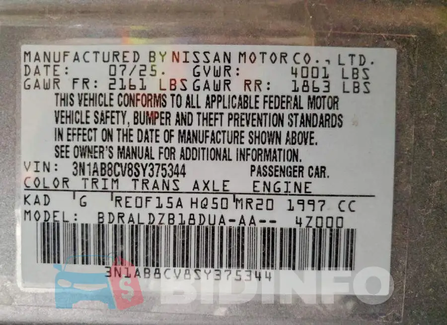 3N1AB8CV8SY375344 Photo# 12