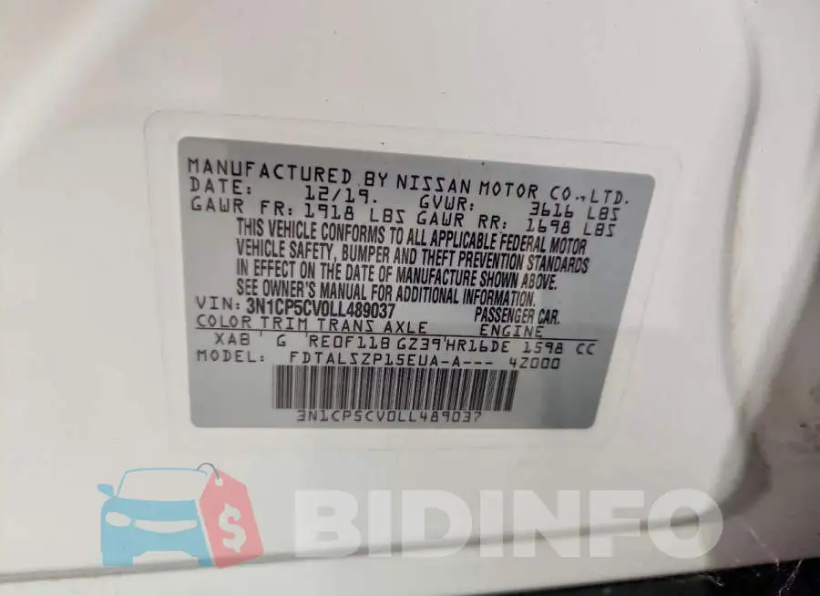 3N1CP5CV0LL489037 Photo# 13