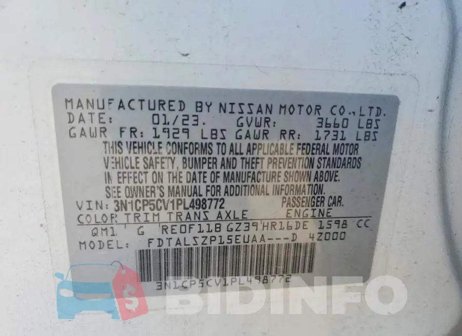 3N1CP5CV1PL498772 Photo# 12
