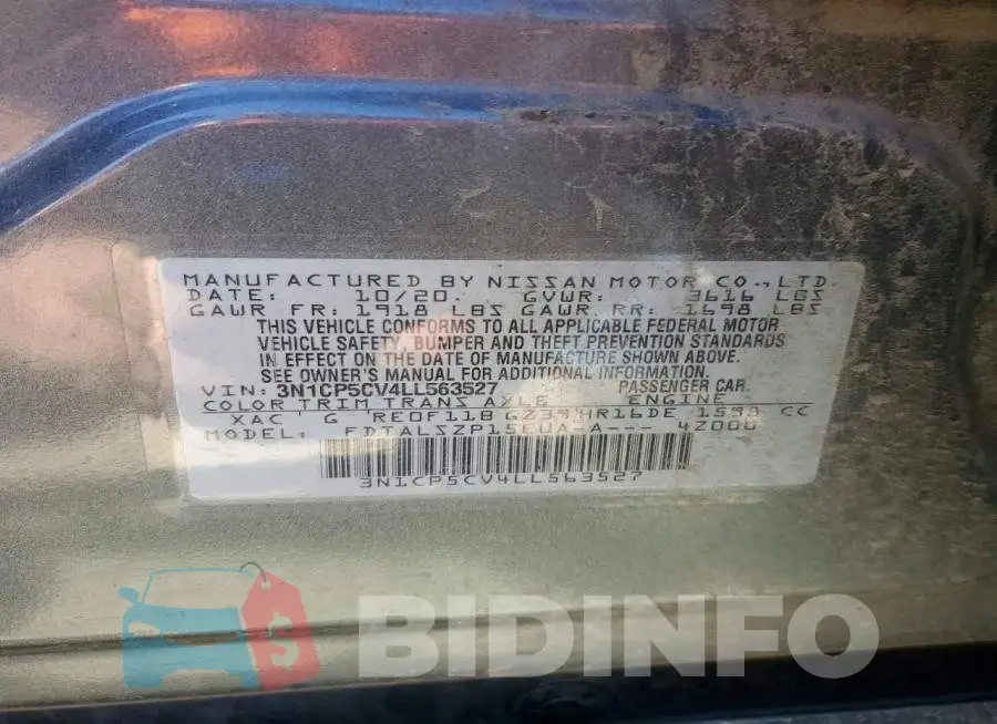 3N1CP5CV4LL563527 Photo# 12