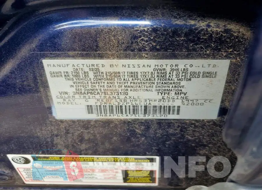 3N8AP6CA7SL373120 Photo# 12