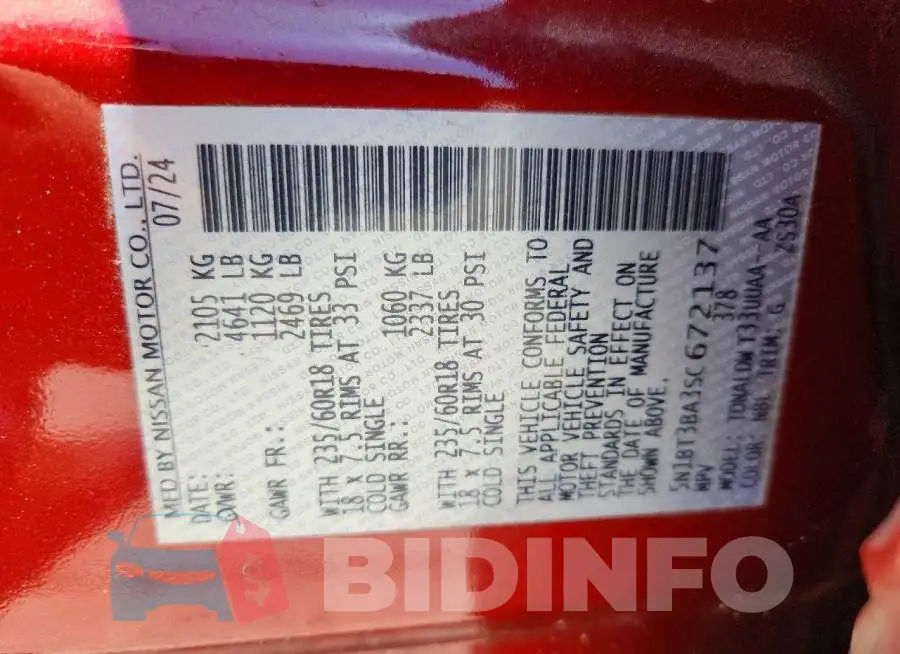 5N1BT3BA3SC672137 Photo# 13