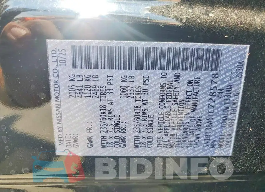 5N1BT3BA5TC728578 Photo# 13