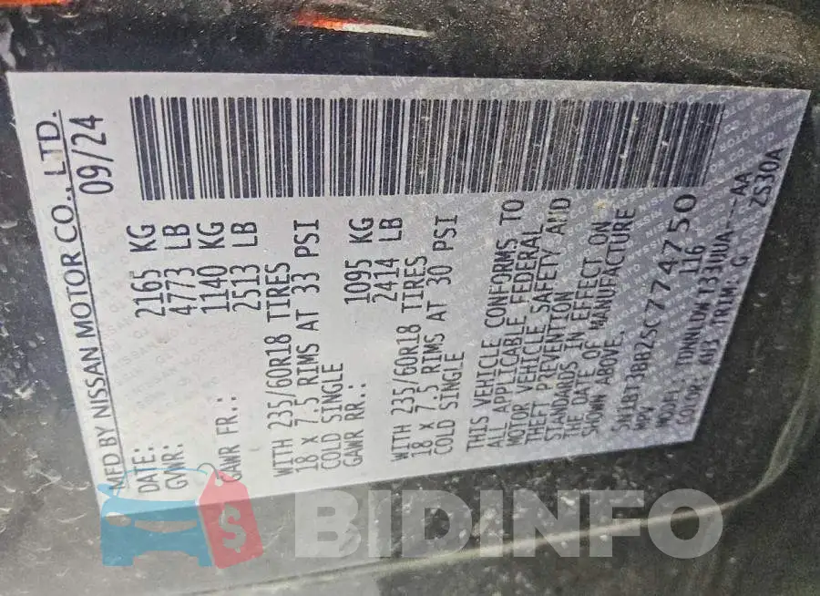 5N1BT3BB2SC774750 Photo# 14