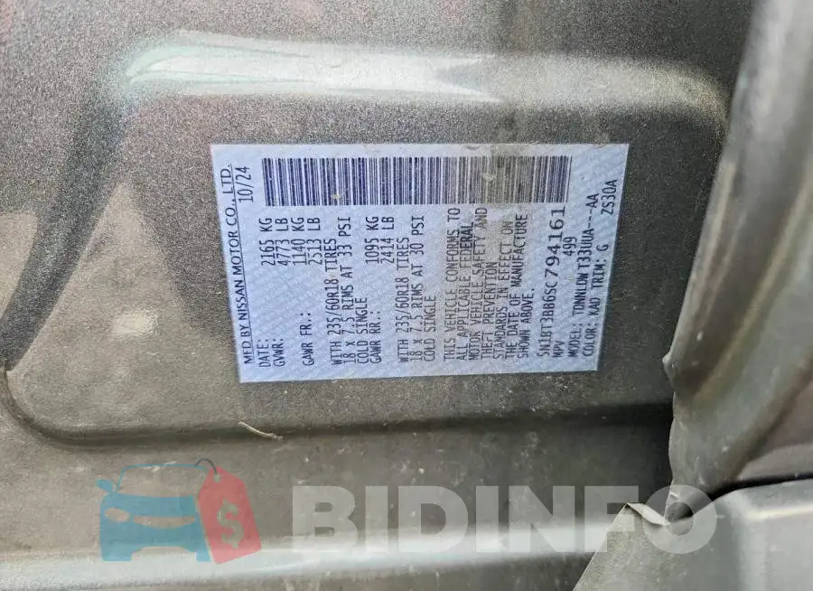 5N1BT3BB6SC794161 Photo# 12