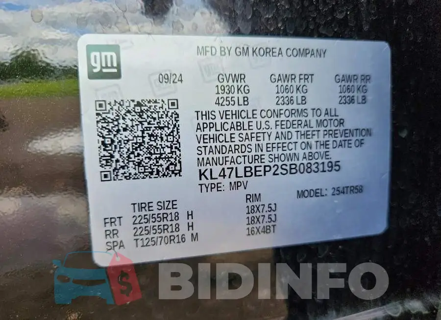 KL47LBEP2SB083195 Photo# 12