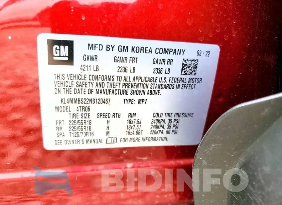 KL4MMBS22NB120467 Photo# 13