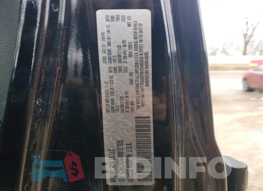 1C4HJXDN4NW127935 Photo# 14