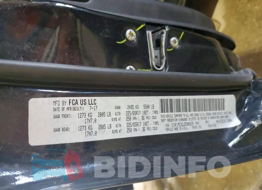 1C4PJMCX2JD506919 Photo# 13