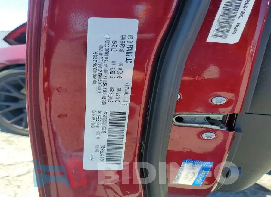 2C3CDXGJ0KH668103 Photo# 12