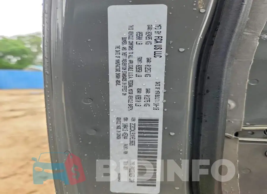 2C3CDXL91KH518626 Photo# 12