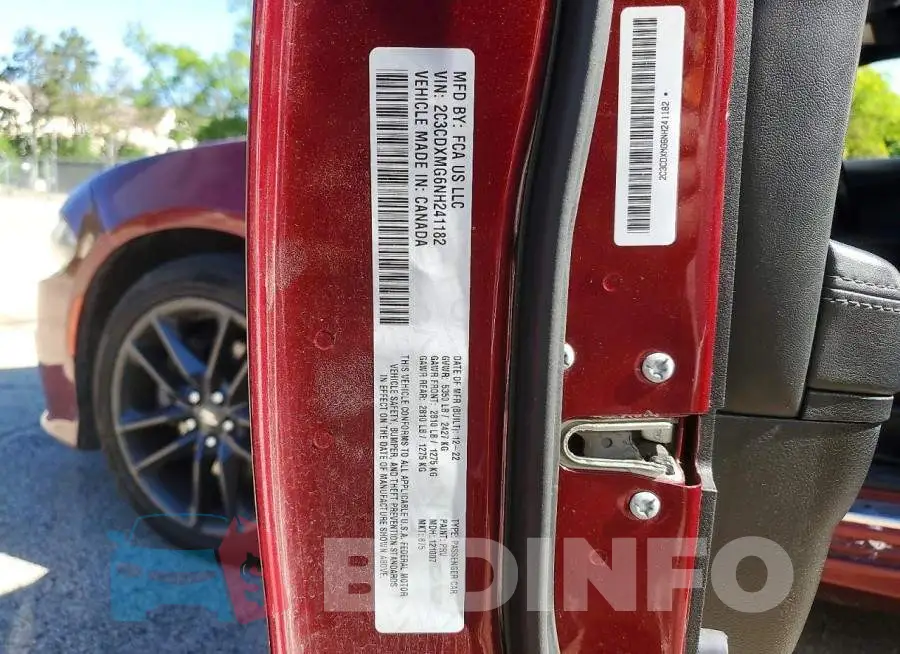 2C3CDXMG6NH241182 Photo# 12