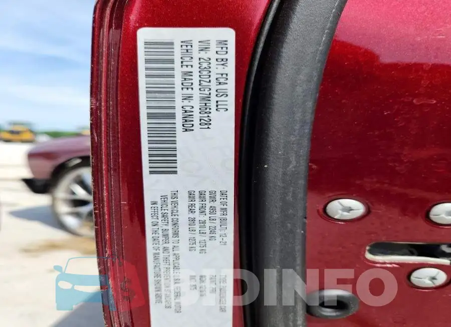 2C3CDZJG7MH681281 Photo# 13