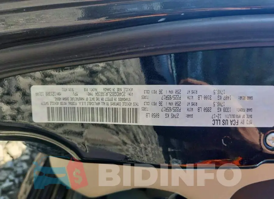 2C4RDGBG5JR166164 Photo# 13